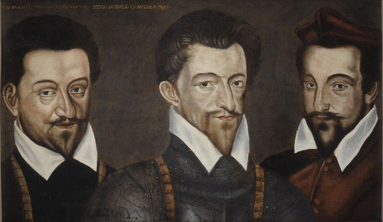 Les 3 fils de François Ier de Lorraine-Guise - Charles II de Mayenne - Henri Ier de Guise - Louis II de Lorraine - Musée des beaux-arts de Blois